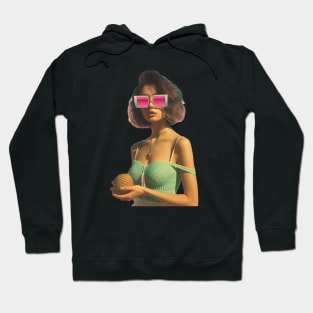 vaporwave girl Hoodie